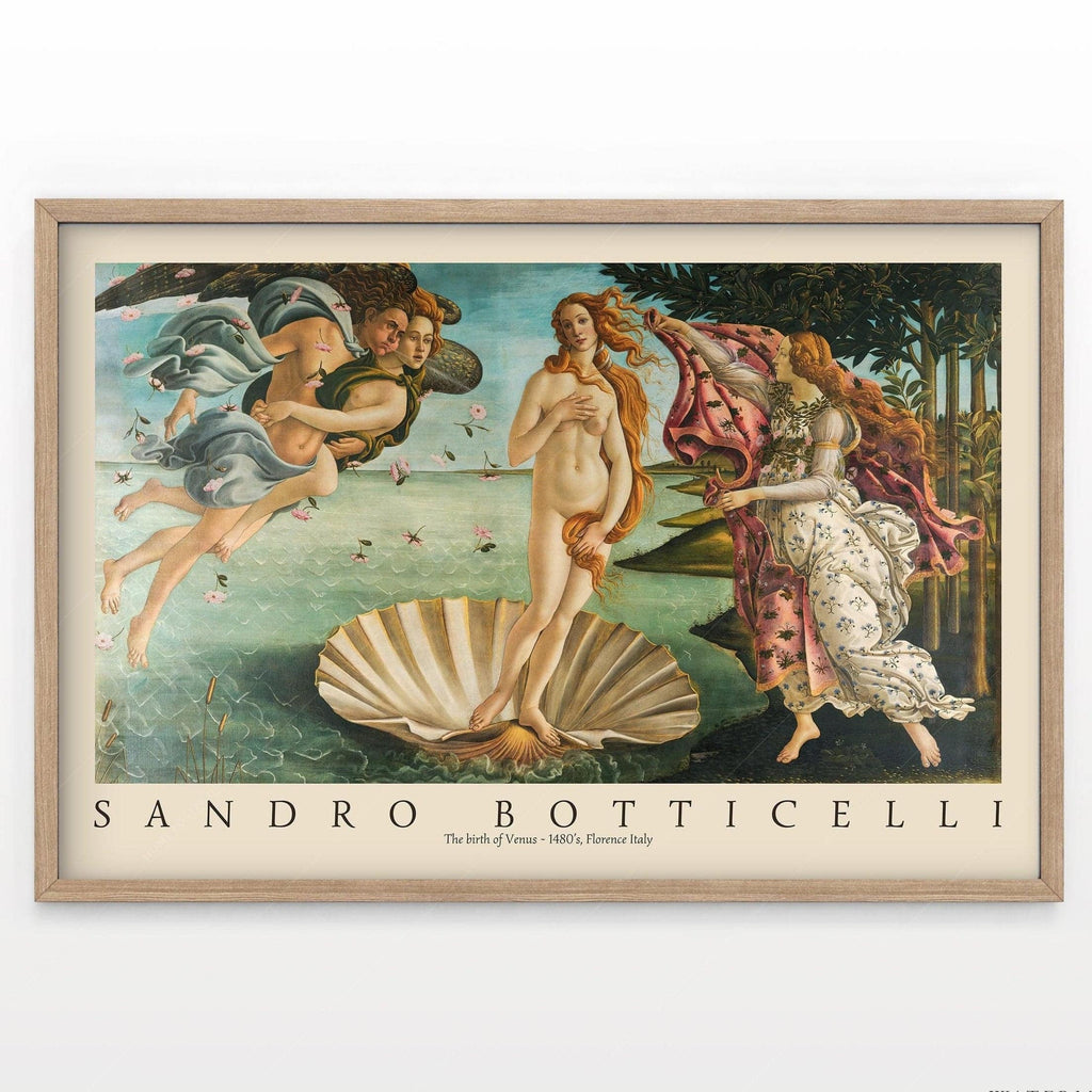 Sandro Botticelli The Birth of Venus Art Print – Renaissance Wall Art