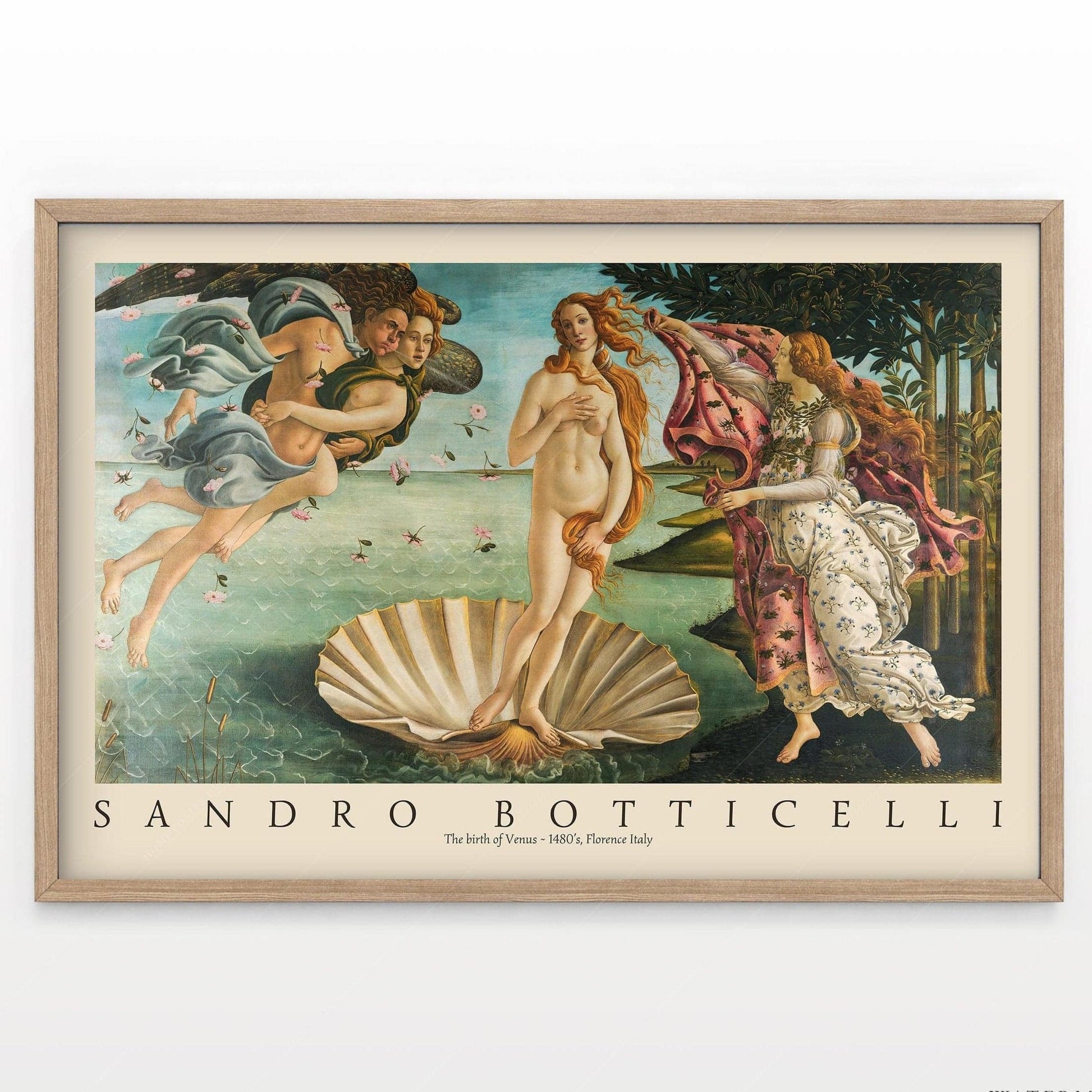 Sandro Botticelli The Birth of Venus Art Print – Renaissance Wall Art