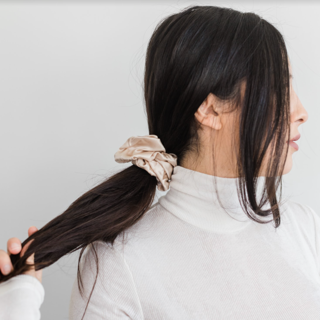 Grand chouchou en soie