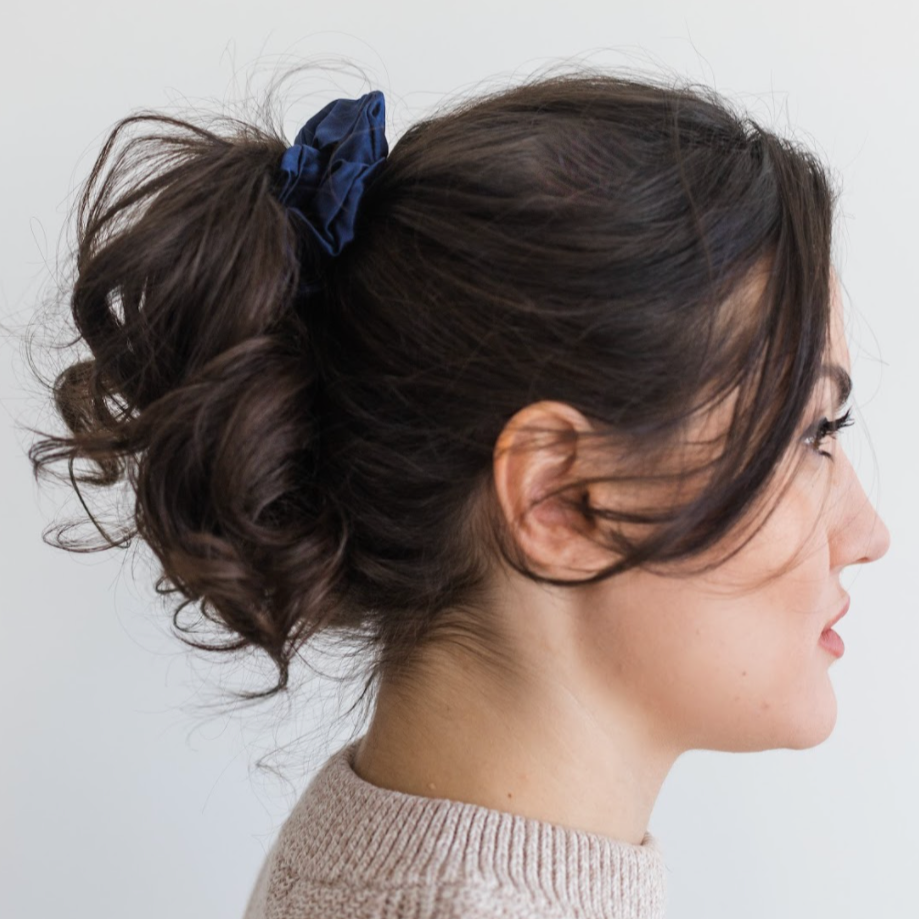 Chouchou en soie basique