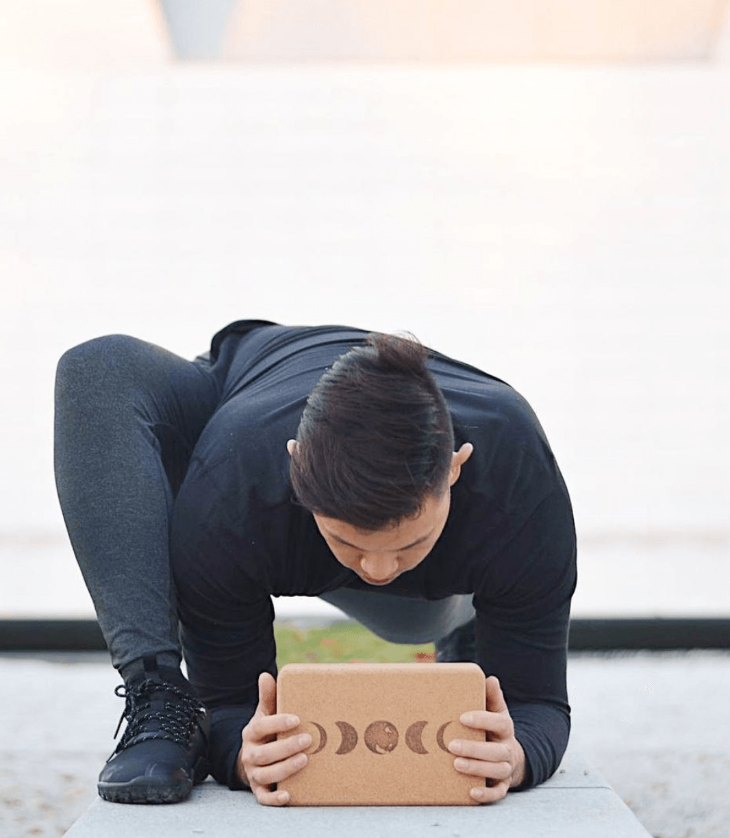 Moon Cork Yoga Block | ORIGINAL SIZE 4"x6"x9"