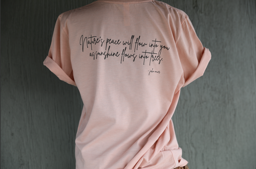 "CELESTIAL COLLECTION" PEACEFUL HANDS UNISEX TEE