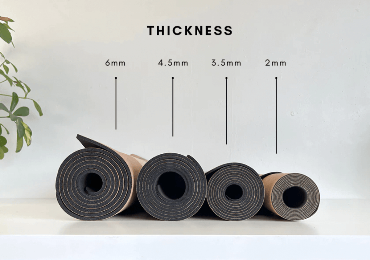 X-Thick Tree of Life Alignment Cork Yoga Mat | 6MM