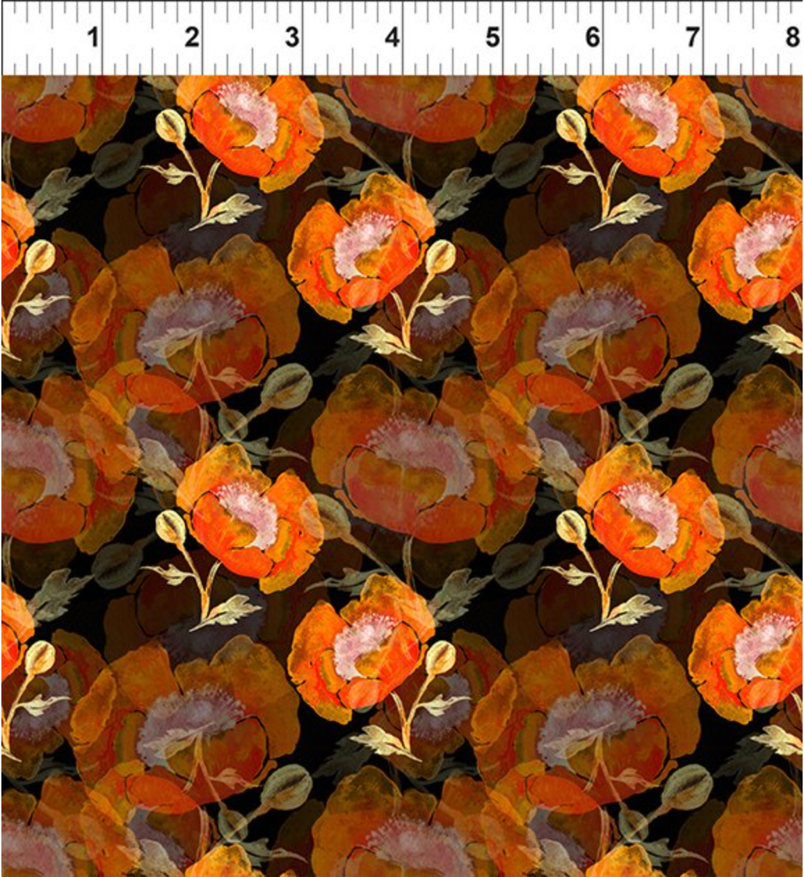 Jason Yenter - Reflets d'automne II - Coquelicots d'ombre - 23RA-1