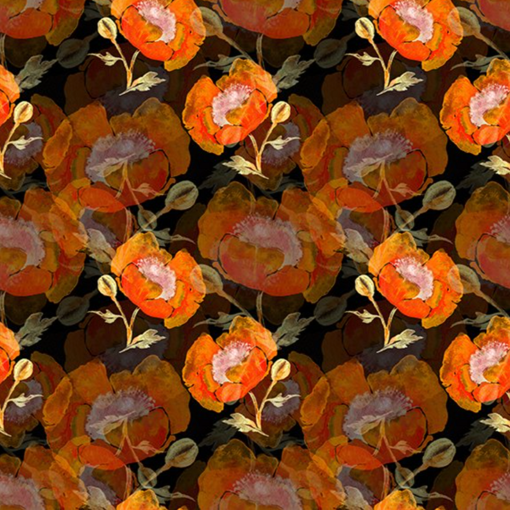 Jason Yenter - Reflets d'automne II - Coquelicots d'ombre - 23RA-1