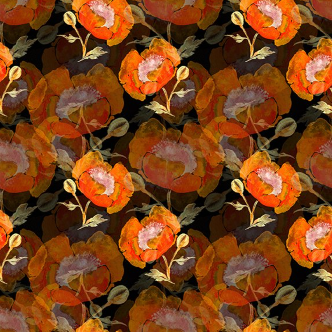 Jason Yenter - Reflets d'automne II - Coquelicots d'ombre - 23RA-1