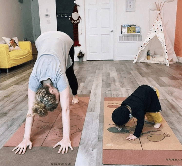 Kids Align Play & Cork Yoga Mat