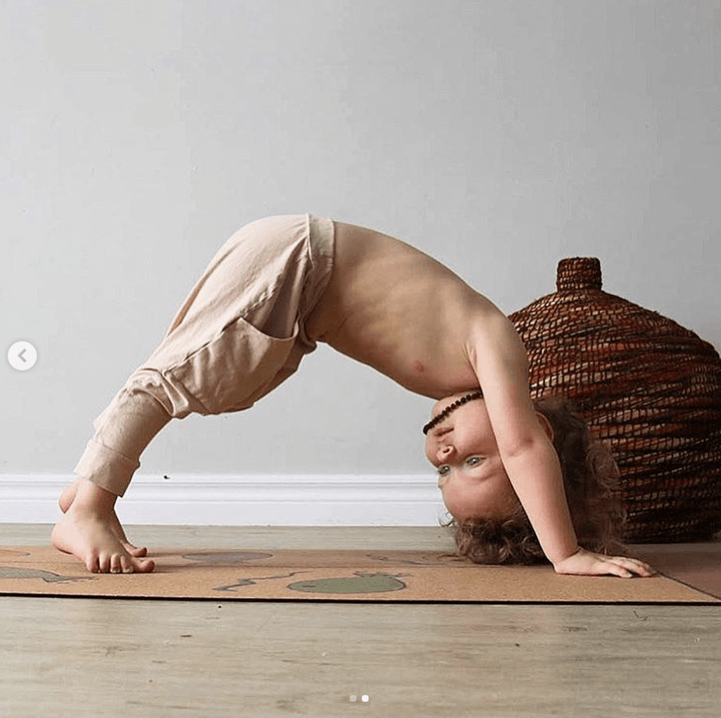 Kids Align Play & Cork Yoga Mat