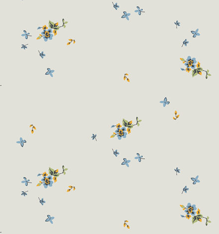 AGF Potager; Delicate Balance Mist, 1/4 yard