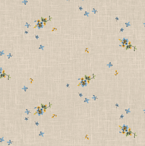 AGF Potager; Delicate Balance -Linen, 1/4 yard