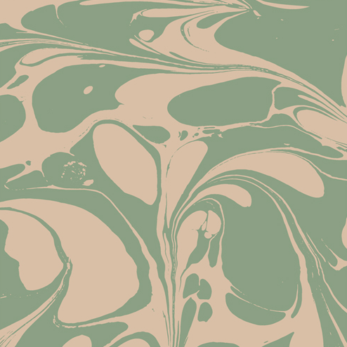 AGF Slow Summer ; marbre, matcha, 1/4 yard