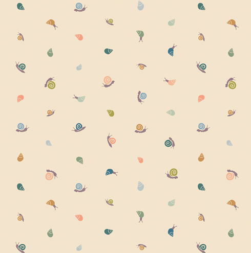 AGF Slow Summer; Coquilles, 1/4 yard