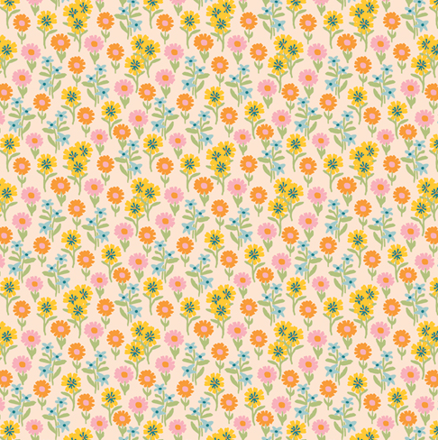 AGF Marigold; Ephemeral Blooms, 1/4 yard
