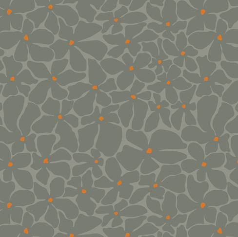 AGF Tangerine; Bloom Burst, Moonlit, 1/4 yard - À VENIR