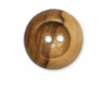 Tricoter un ; bouton à 2 trous, naturel - 11/16"