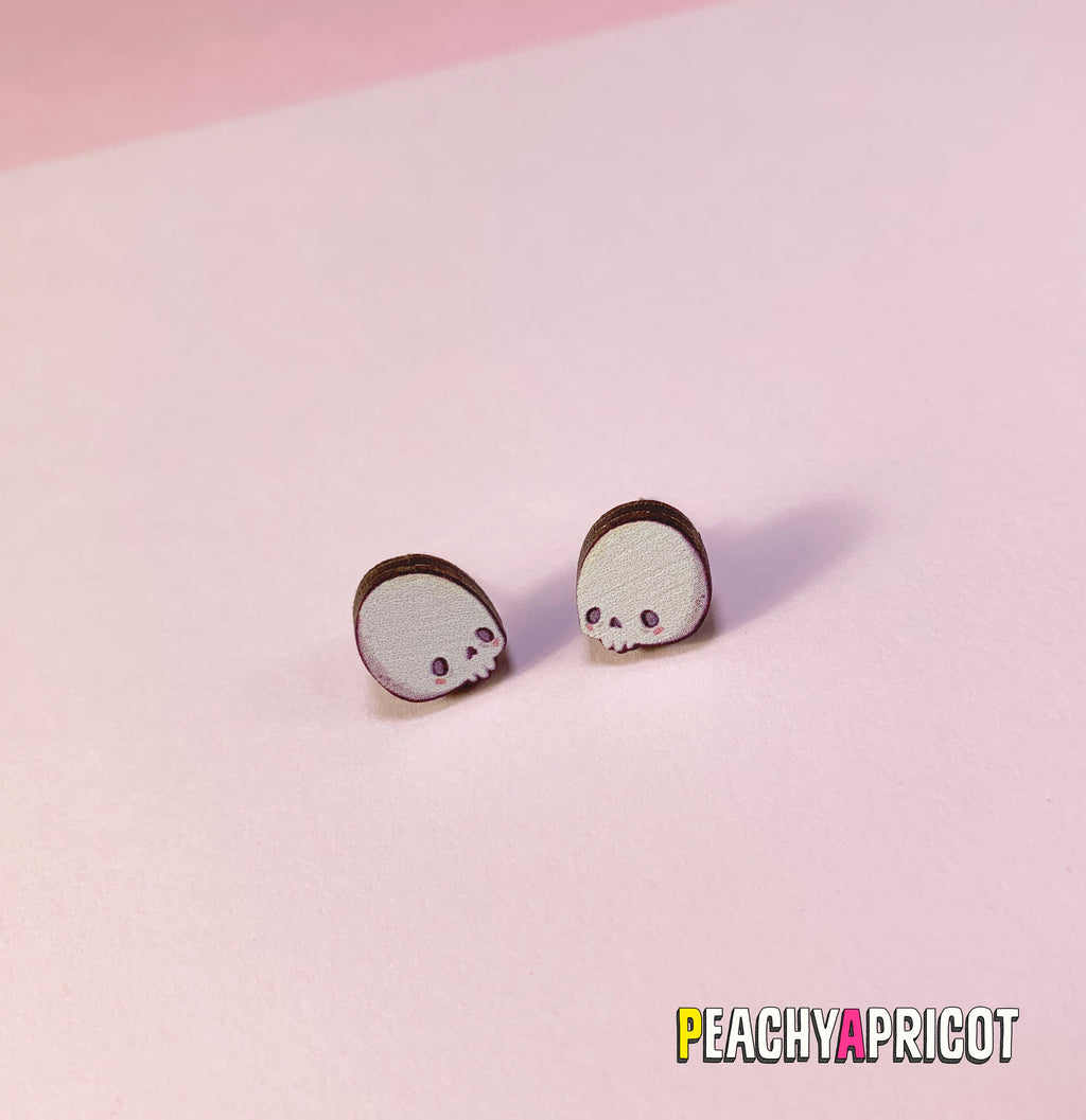 Cute Skull Stud Earrings