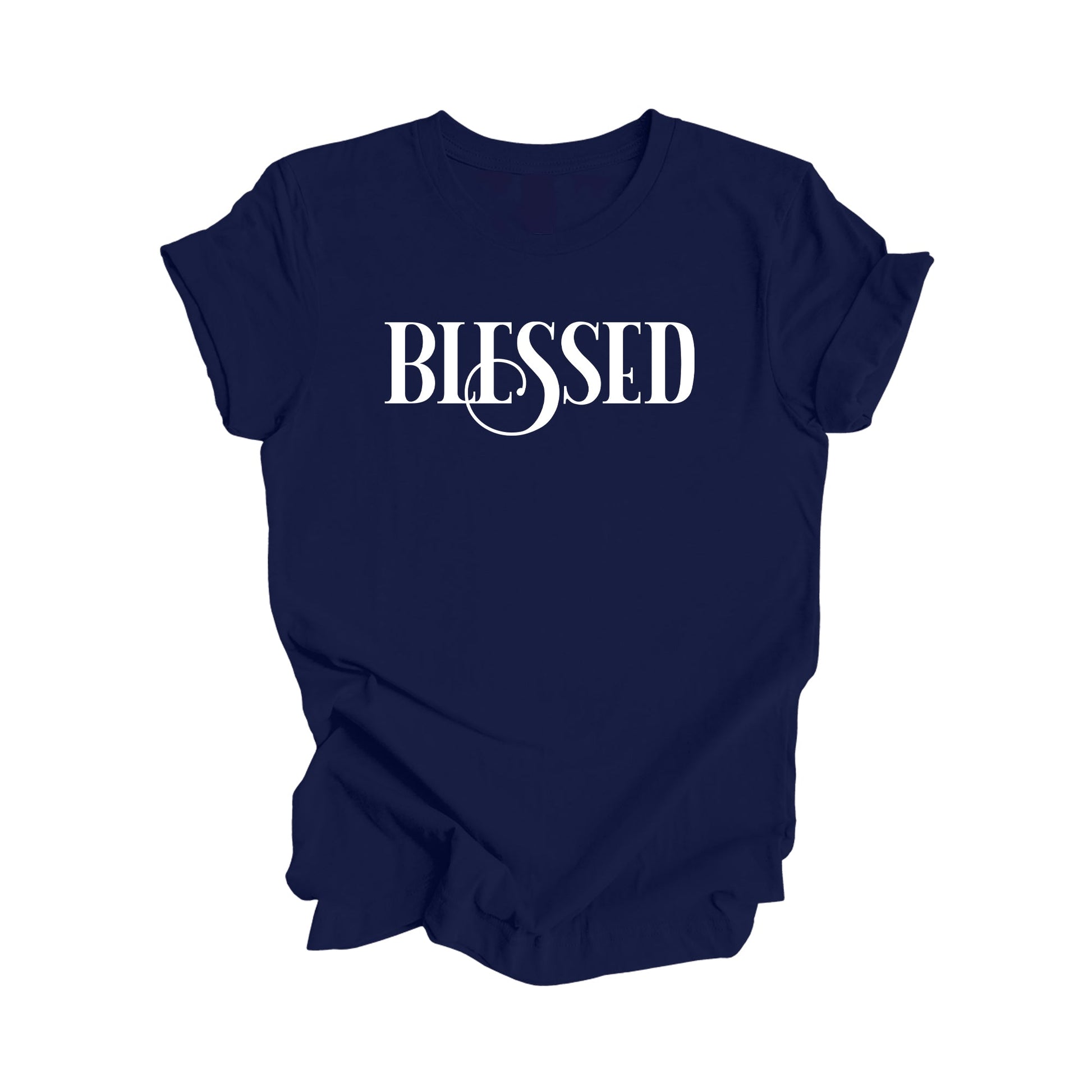 Blessed - Positive Quote Shirt, Inspirational Shirt, Motivational Shirt, Grateful Shirts, Thankful T-shirt, Religious Shirt, Christian Shirt, Faith Shirt, Gift For Her, Gift For Him - Inspired X