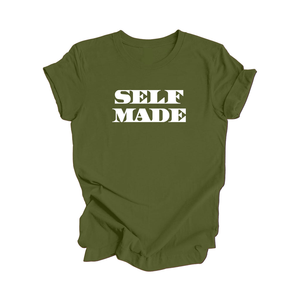 Self Made - Positive Quote Shirt, Inspirational Shirt, Motivational Shirt, Entreprenuer Shirts, Business Owner T-shirt, Gift For Her, Gift For Him - Inspired X