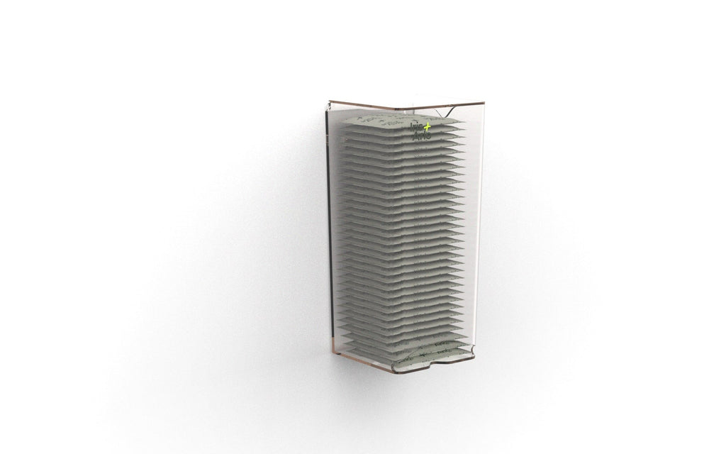 Recycled Plexiglass Wall-Mounted Dispenser - Daily Pads