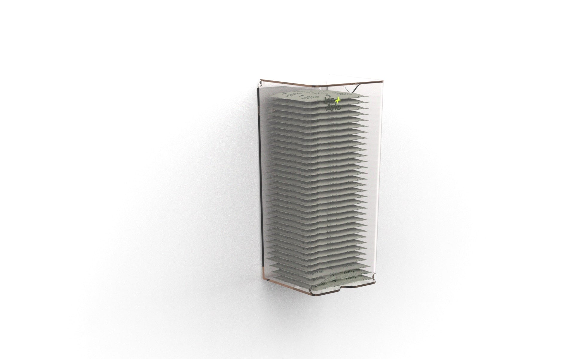 Recycled Plexiglass Wall-Mounted Dispenser - Daily Pads