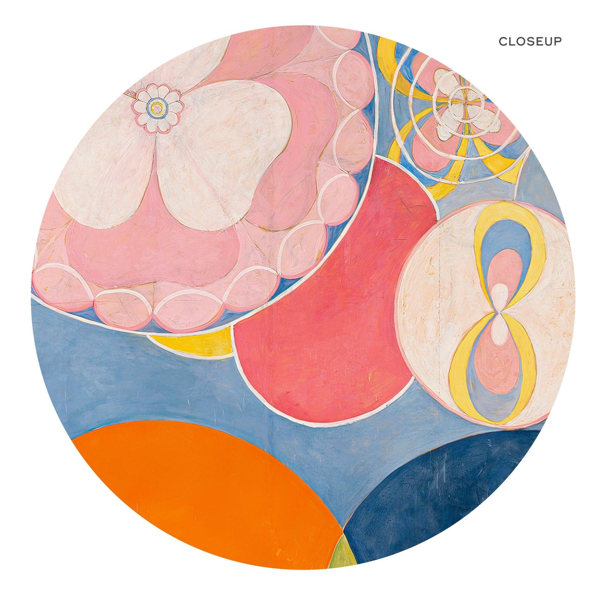 Hilma af Klint The Ten Largest Childhood Set of 2 Art Prints – Abstract Wall Art