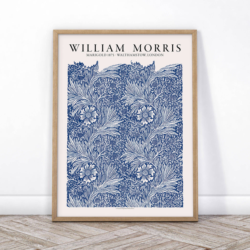 Indigo Blue Gallery Wall Set of 3 – Kusama Morris Soulages Art Prints