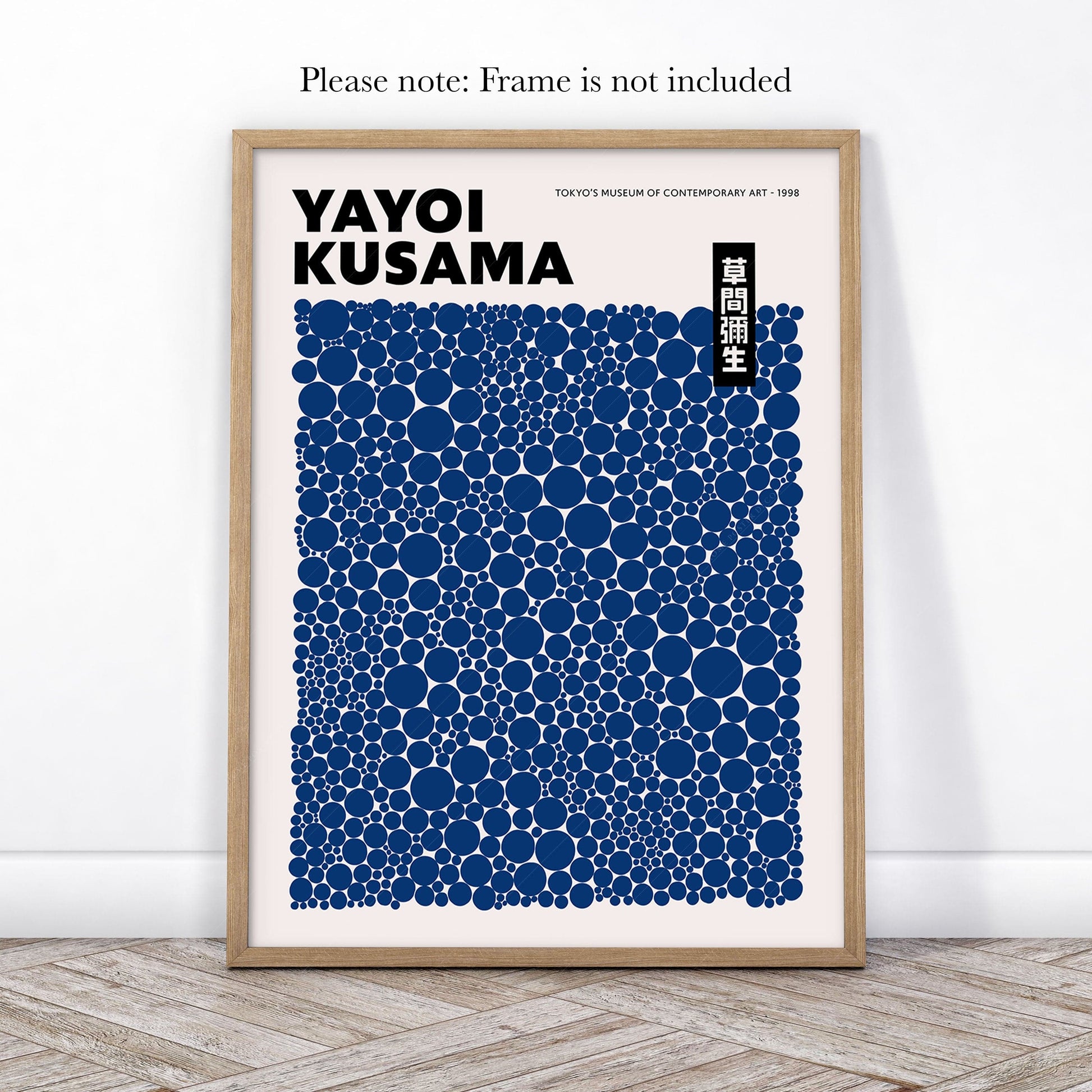 Indigo Blue Gallery Wall Set of 3 – Kusama Morris Soulages Art Prints