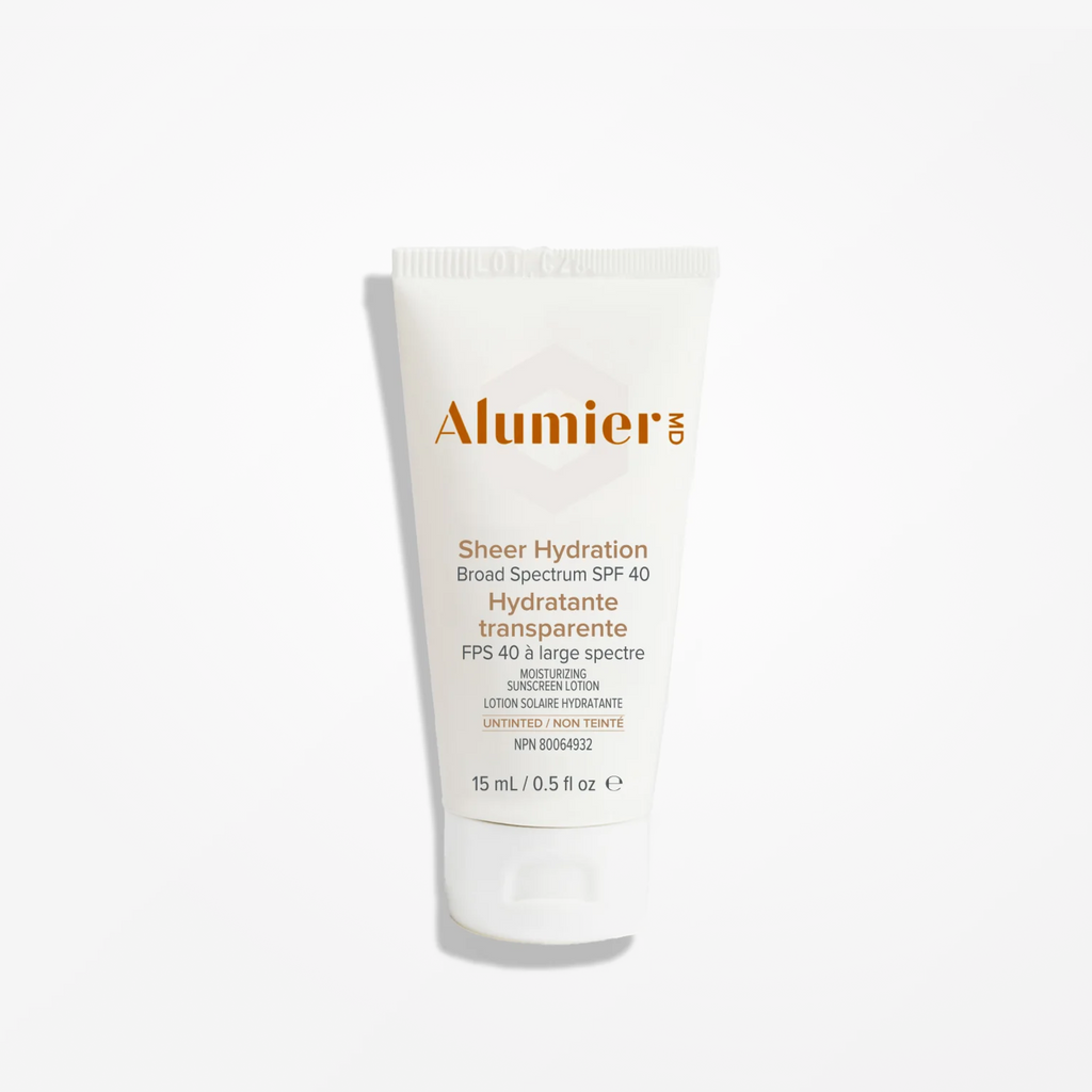 Alumier Sheer Hydration Broad Spectrum SPF 40 Untinted Travel Size (15ml)