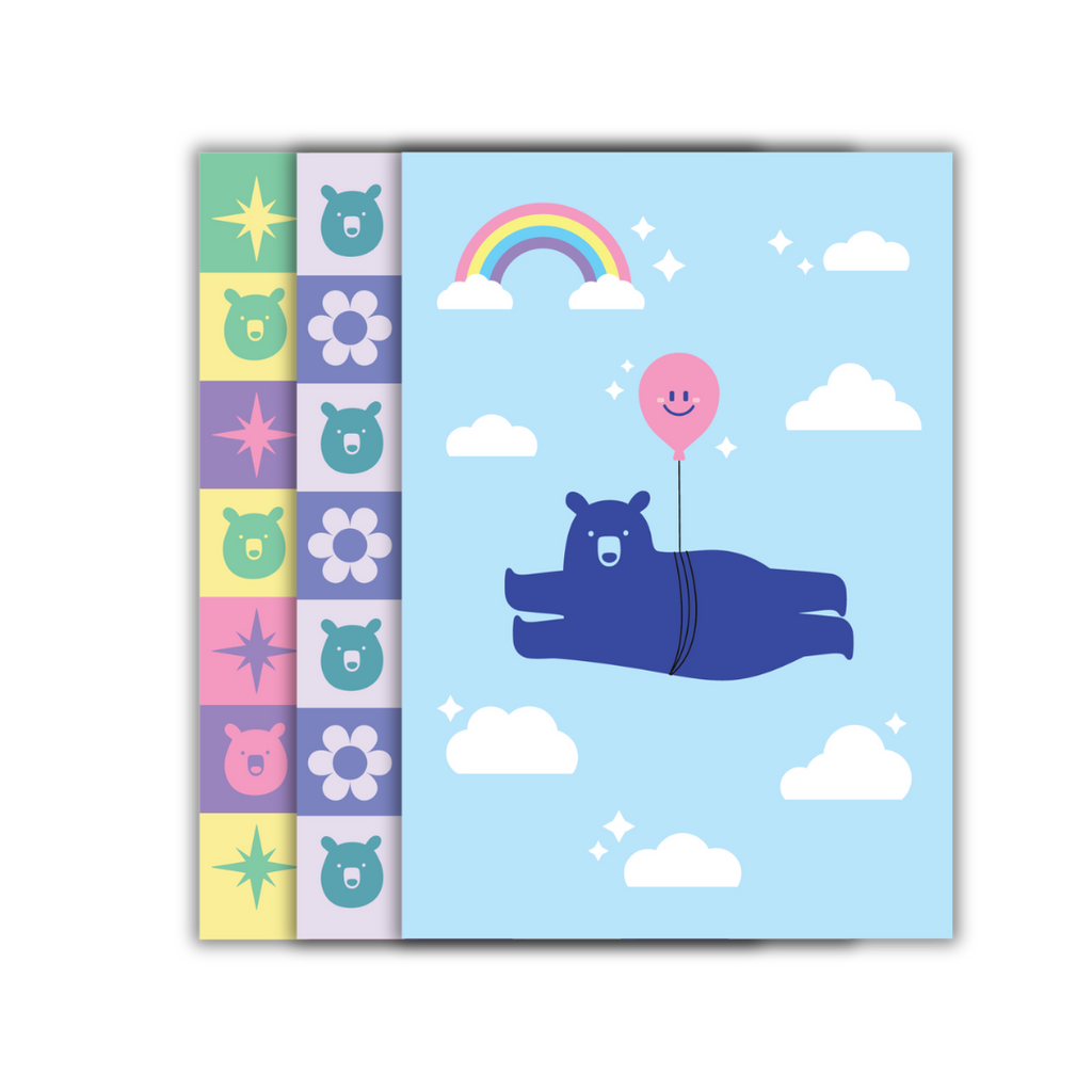 Lot de livres d'autocollants Bear-y Good