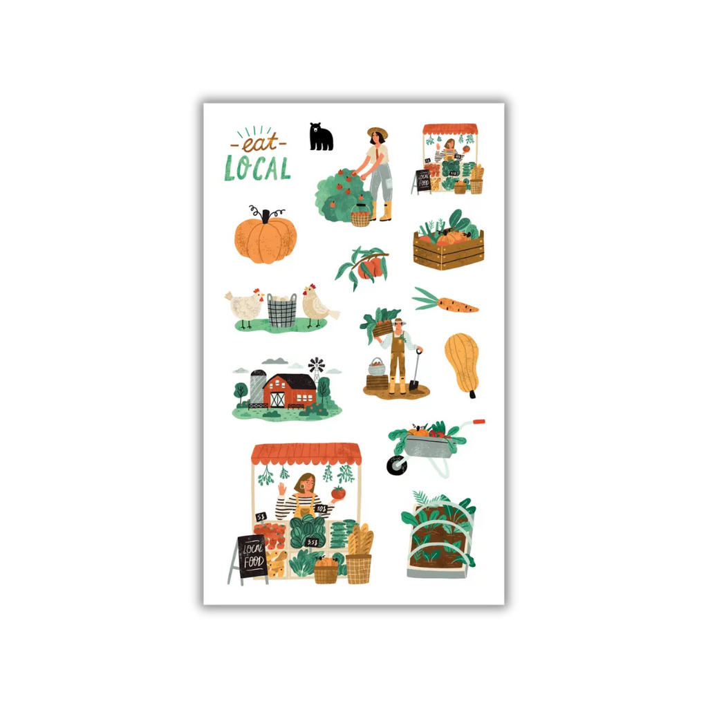 Eat Local - Four Bears Sticker Club