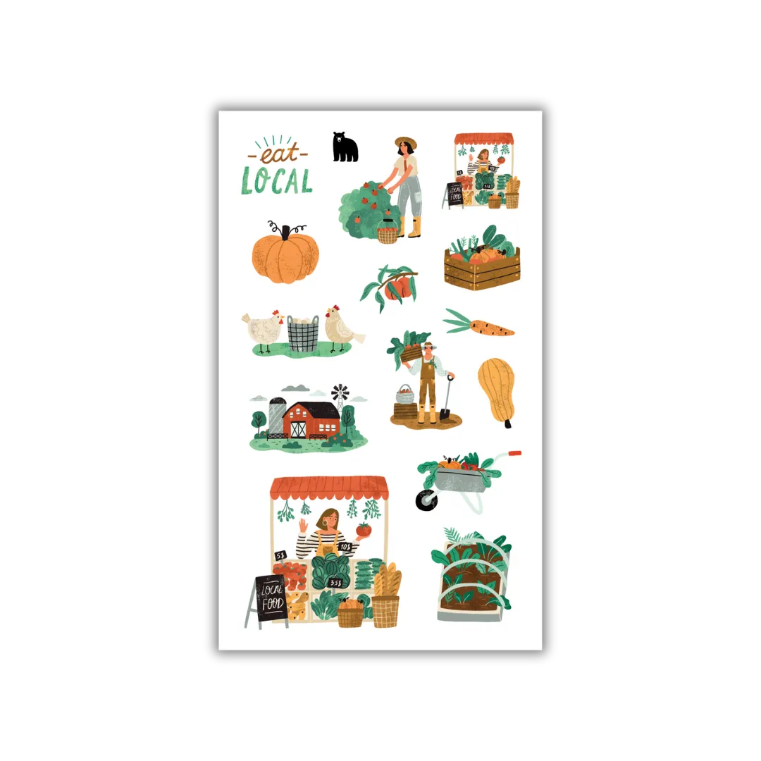Eat Local - Four Bears Sticker Club