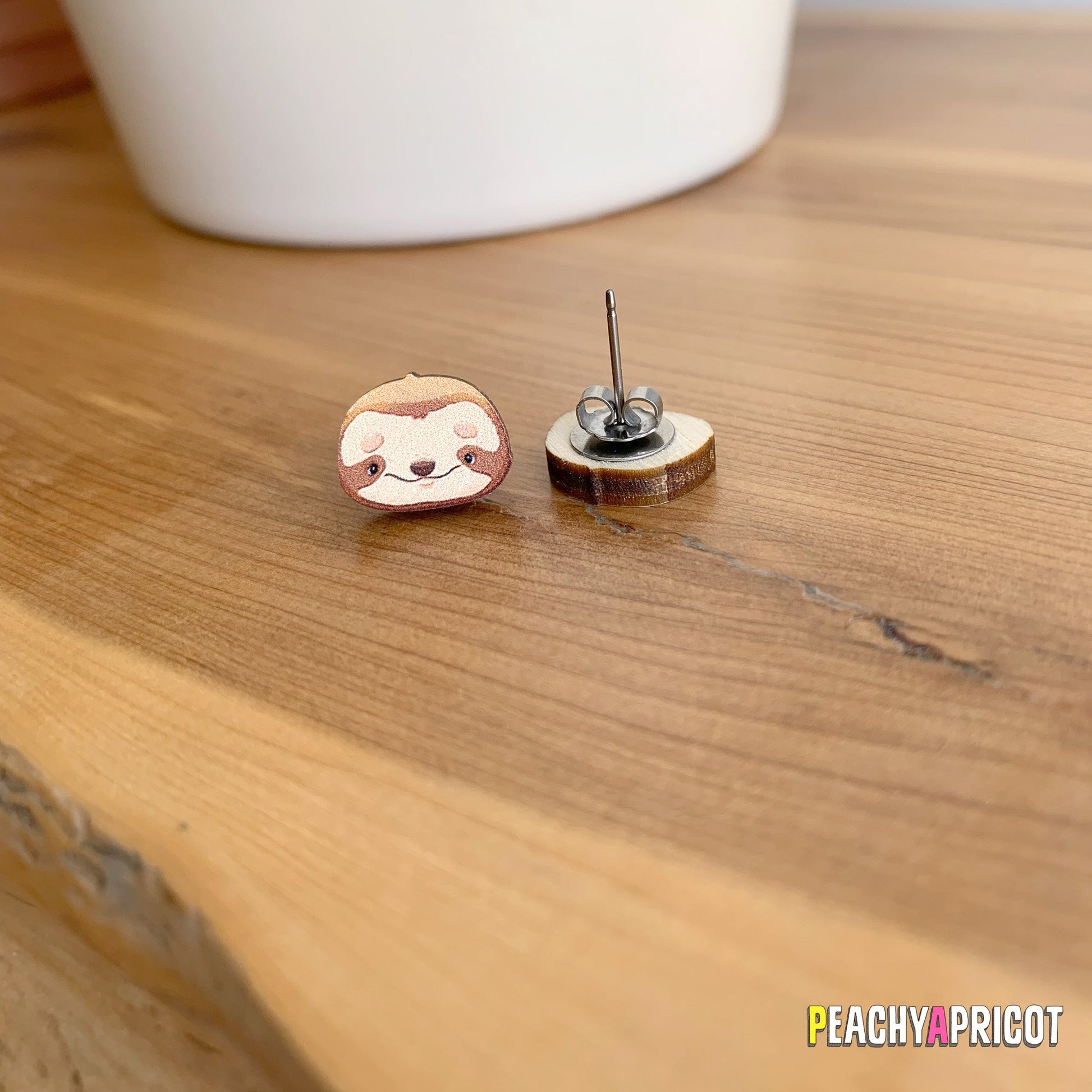 Boucles d'oreilles paresseux