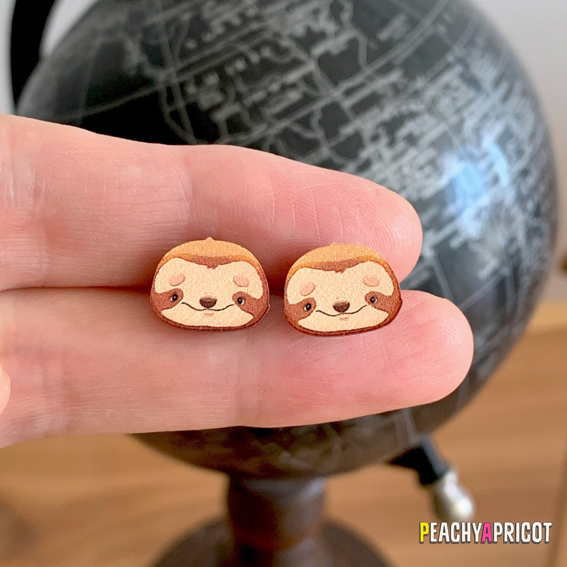 Boucles d'oreilles paresseux