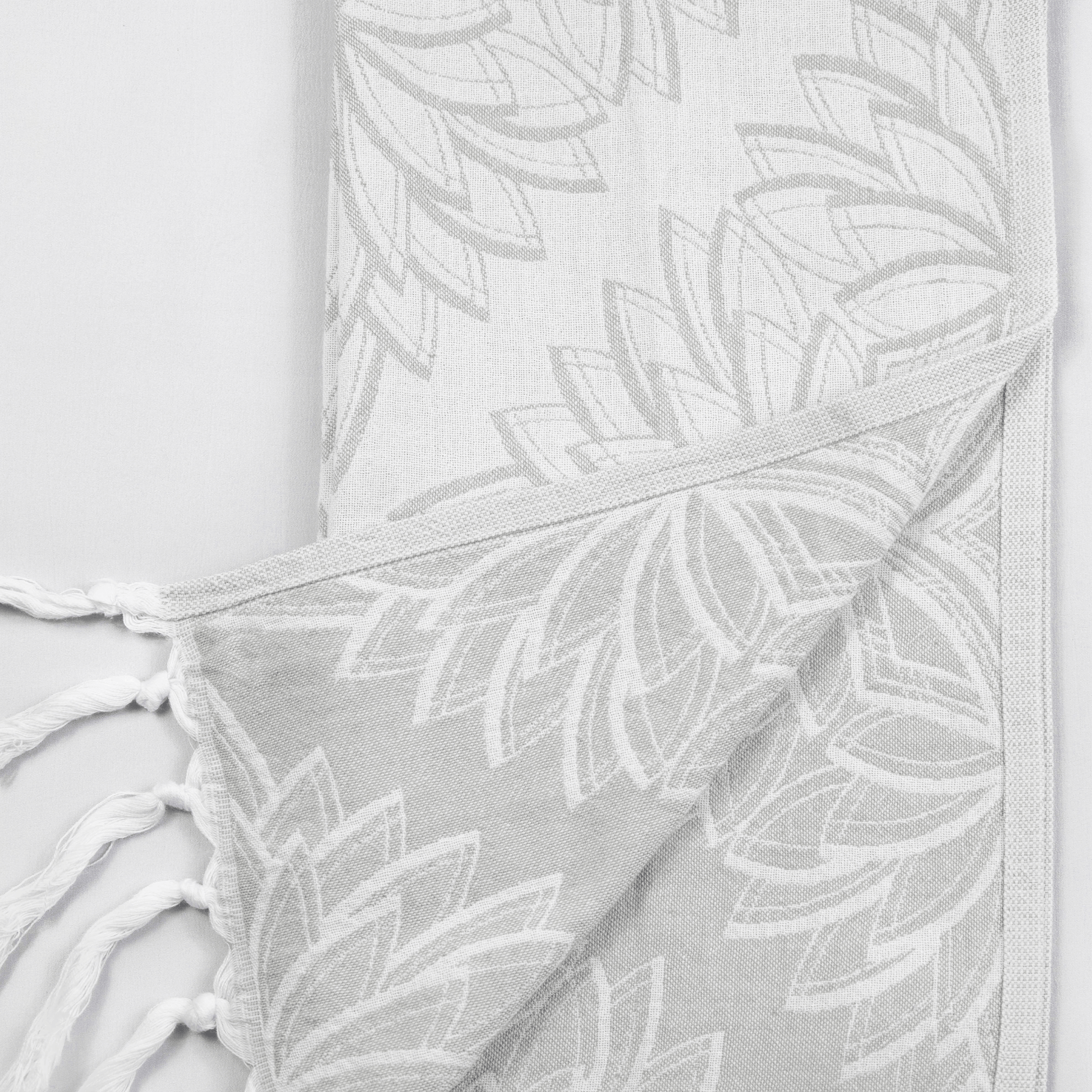 Serviettes turques Canada | Ensemble gris et blanc