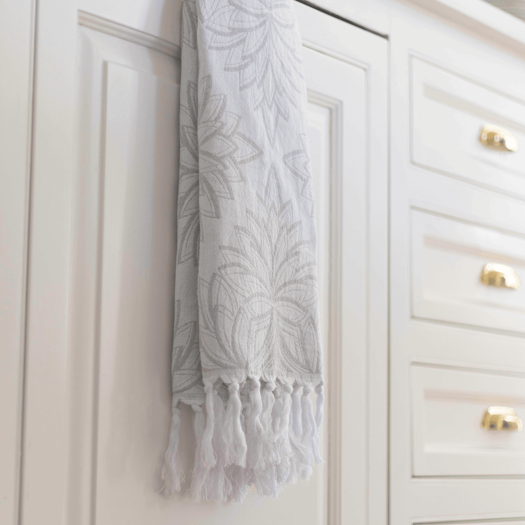 Turkish Towels Canada | Set in Grey + White