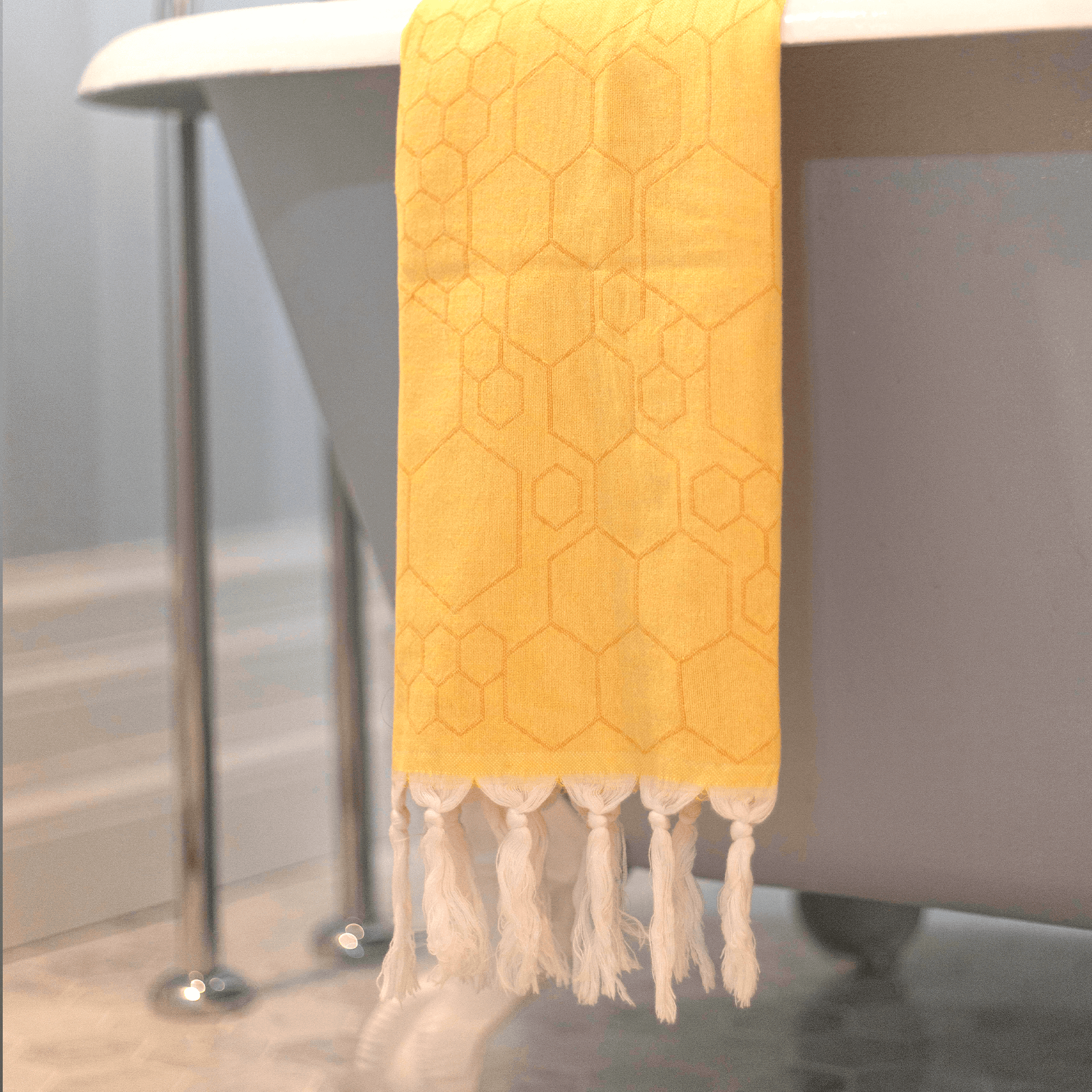 Turkish Towels Canada | Hand Towel | Yellow + Orange