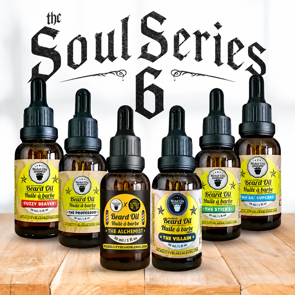 Coffret collector SoulSeries | 5 huiles à barbe + 5 cartes collector dorées (Édition limitée) 