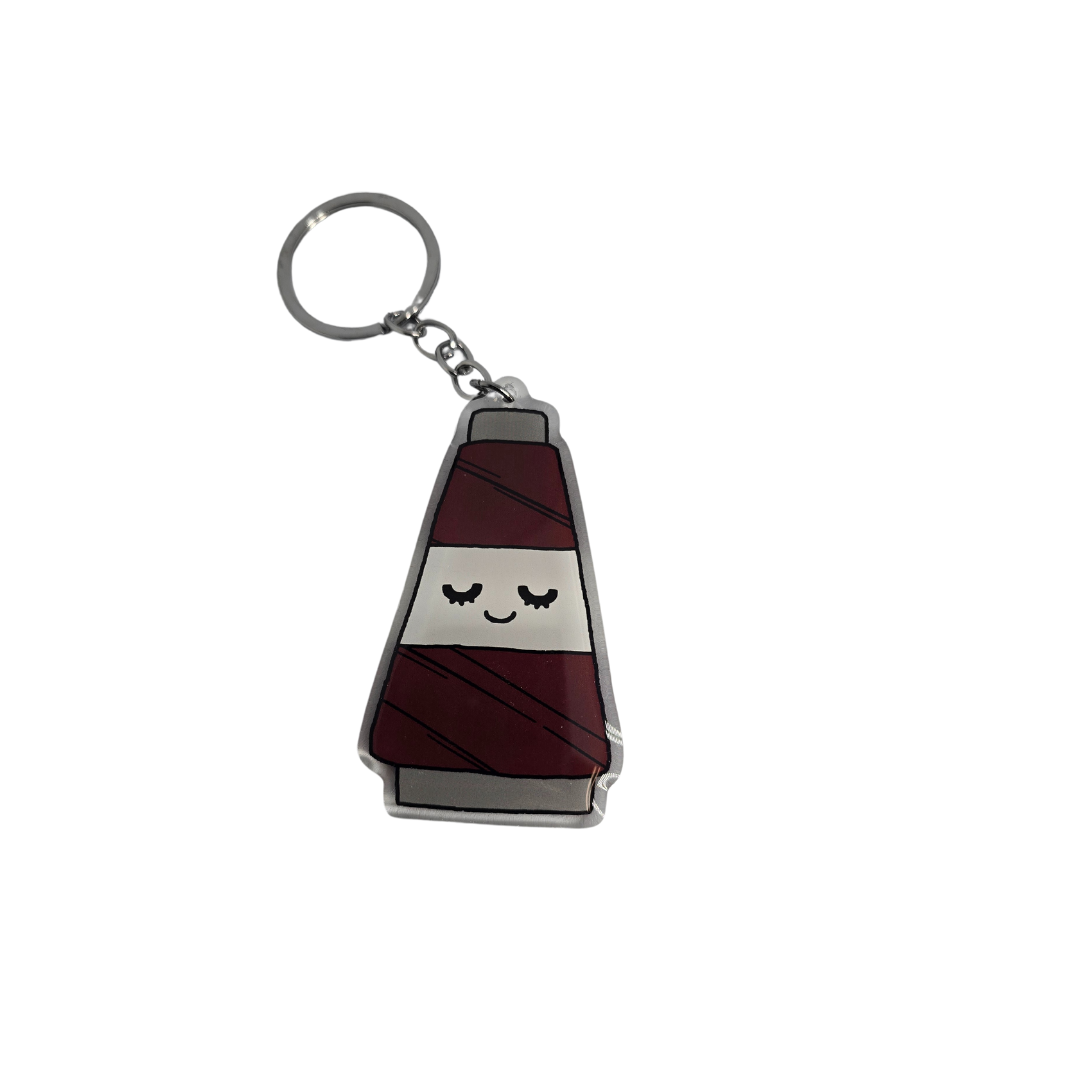Porte-clés bobine de fil