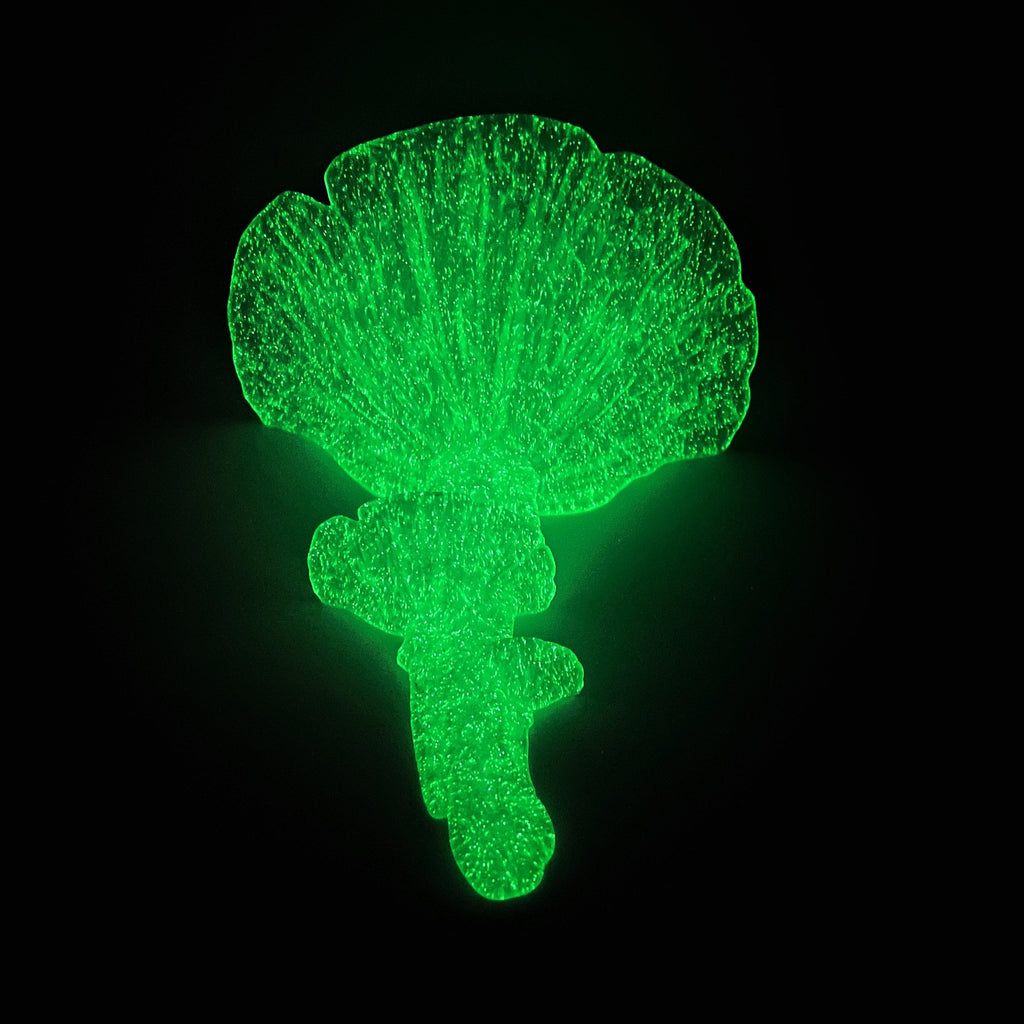 3d Printed Amanita Mushroom Shelf Glow in the Dark decor