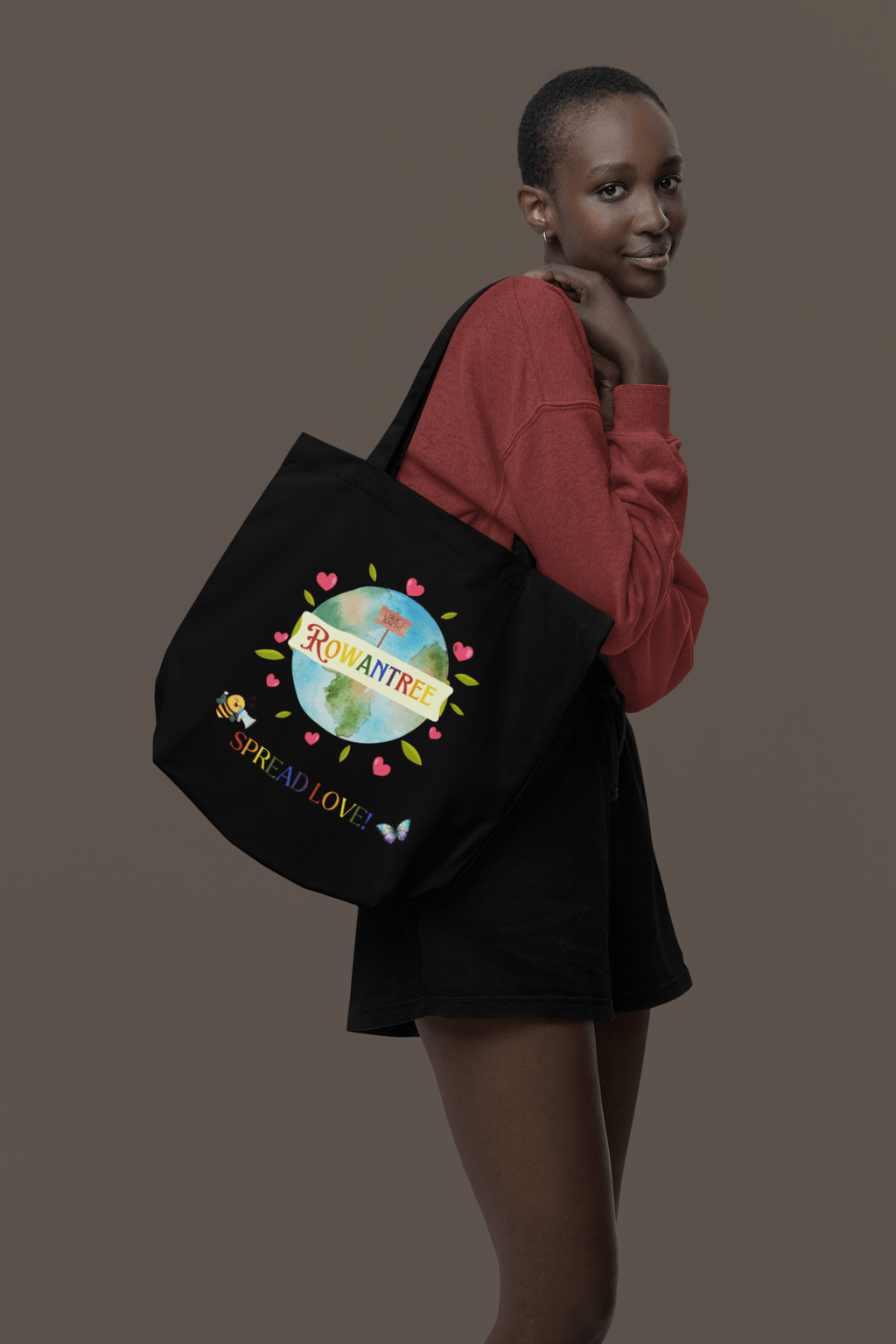 Spread Love Heavy Canvas Tote