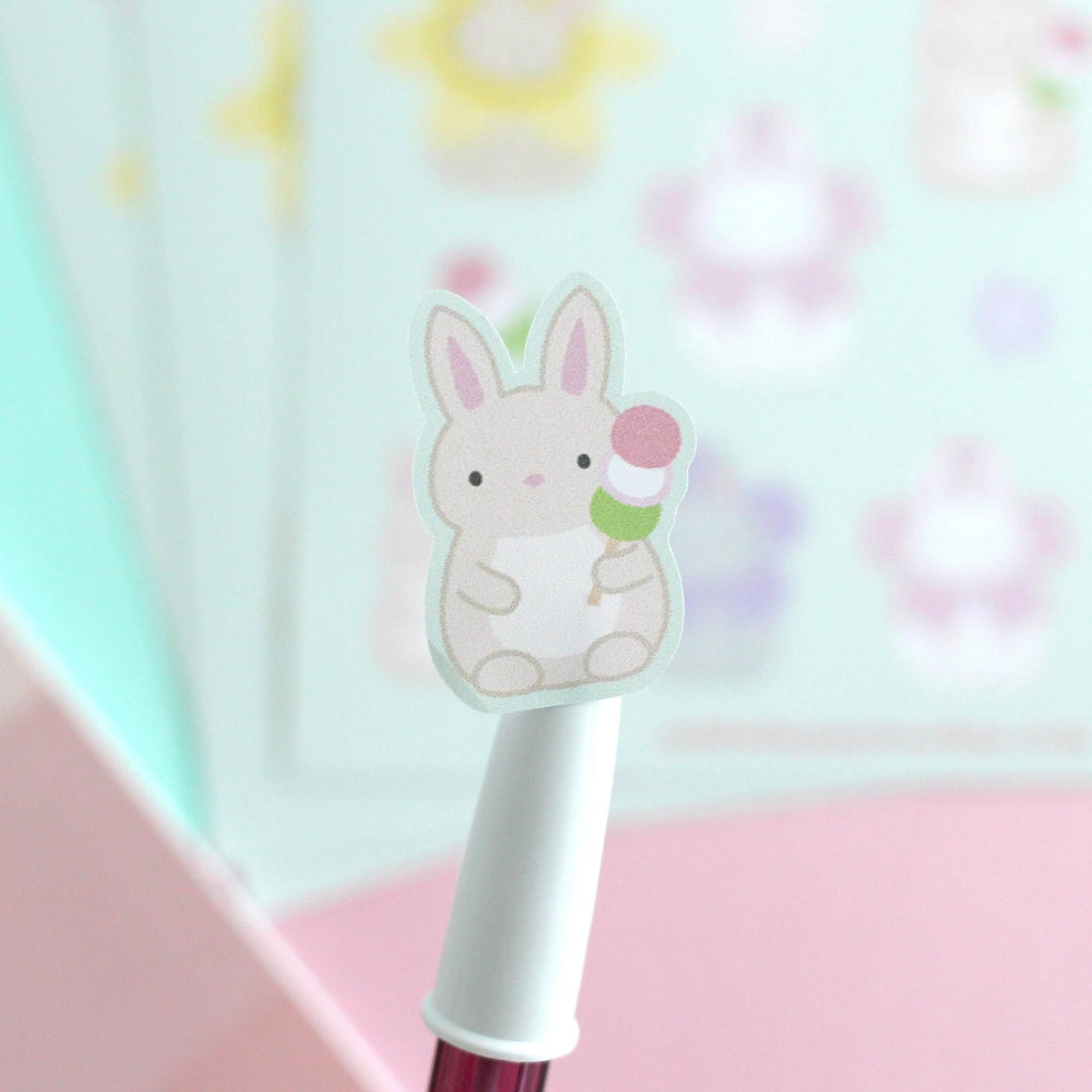 Spring Bunnies Vinyl Sticker Sheet