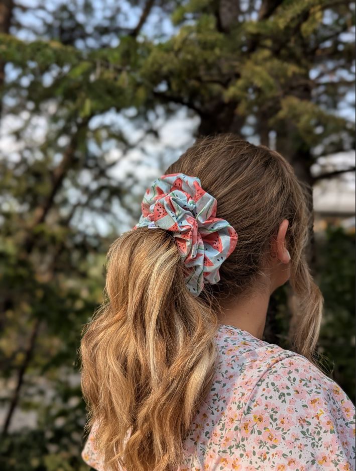 Squeeze The Day - Redwood Cotton Scrunchie