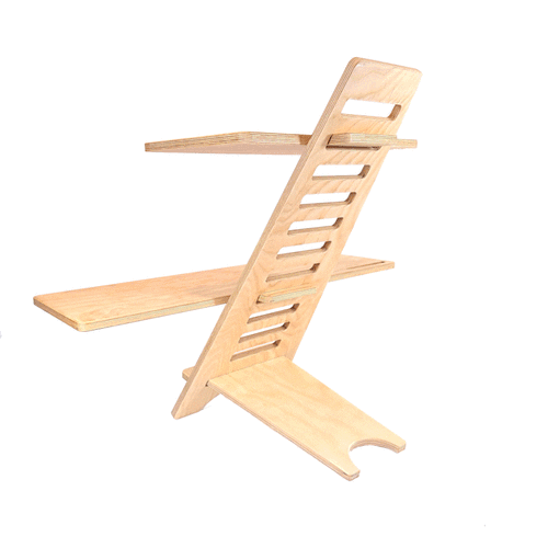 Wooden Sit-Stand Workstation