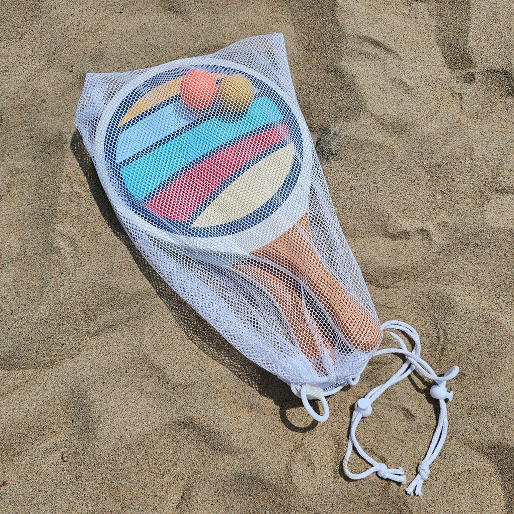 Ensemble de jeu de paddleball en bois