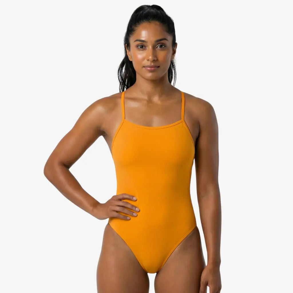 Sunset Open Back Performance Training Swimsuit by Norca