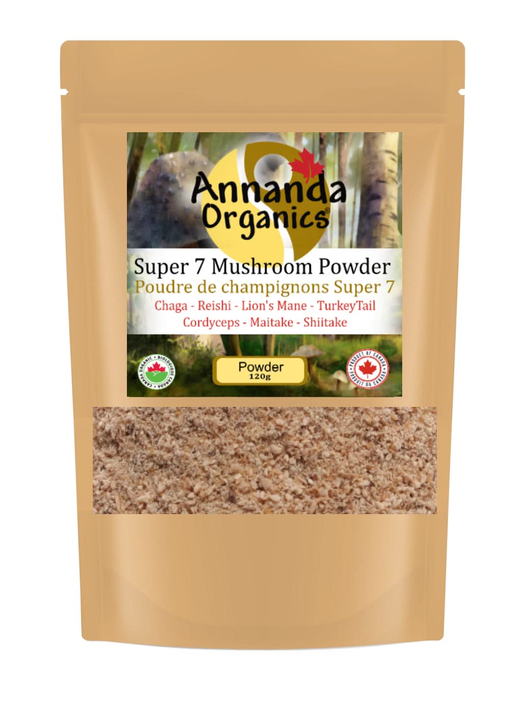 Organic Super 7 Mushroom Powder