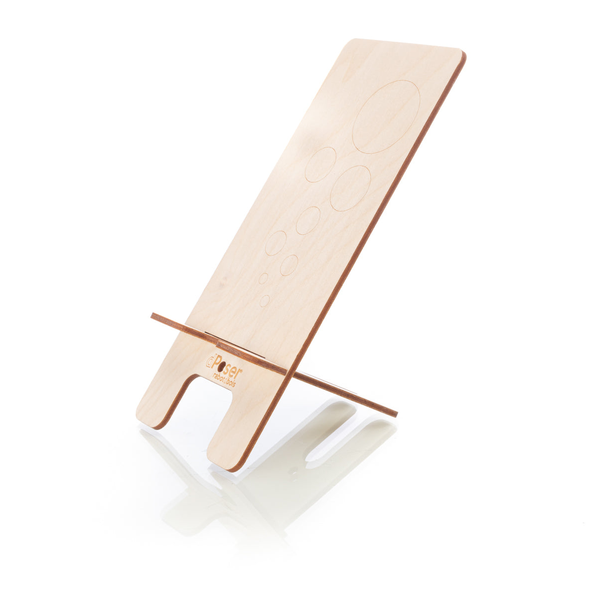 Wooden Cell Phone Stand 'D-Poser'