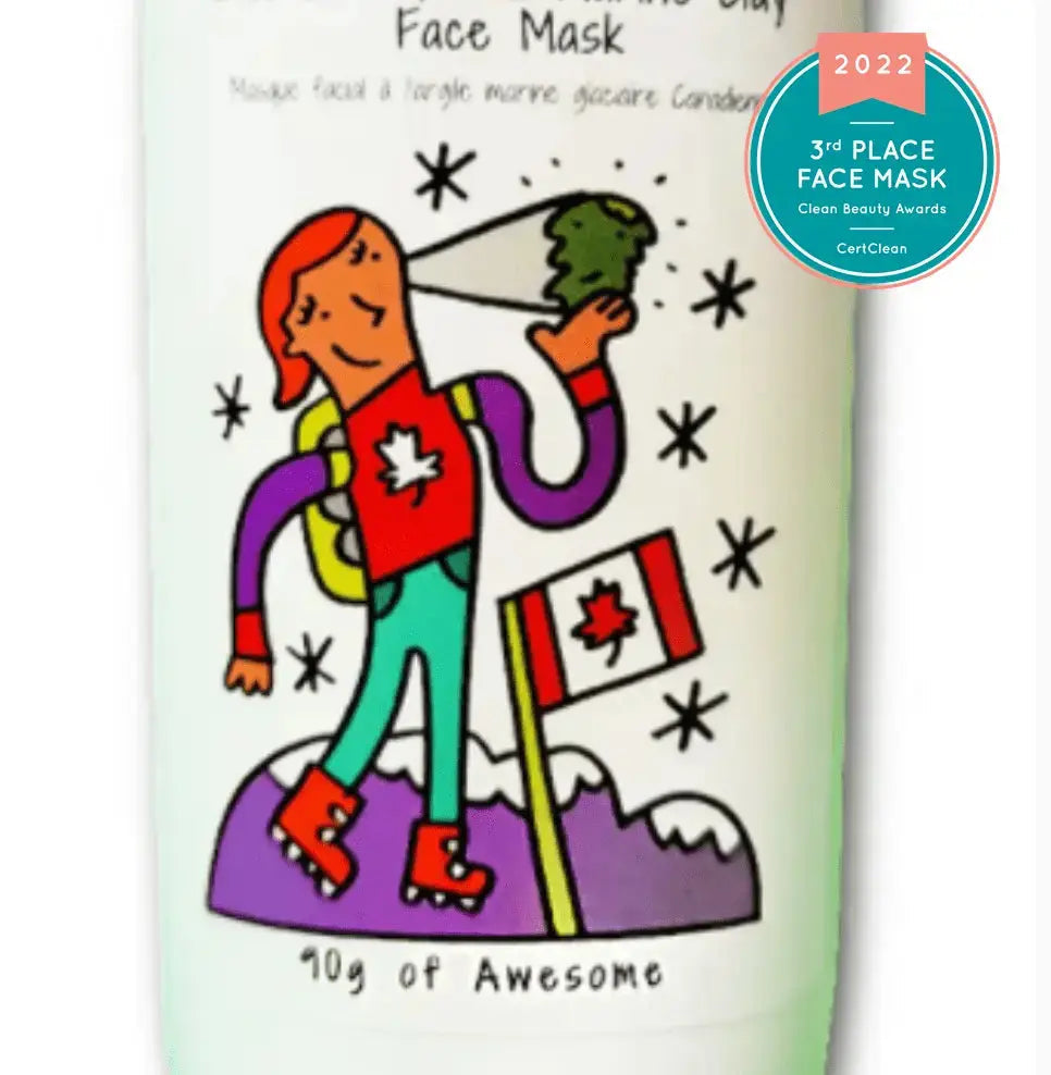 Masque d'argile glaciaire canadien Swamp Thing