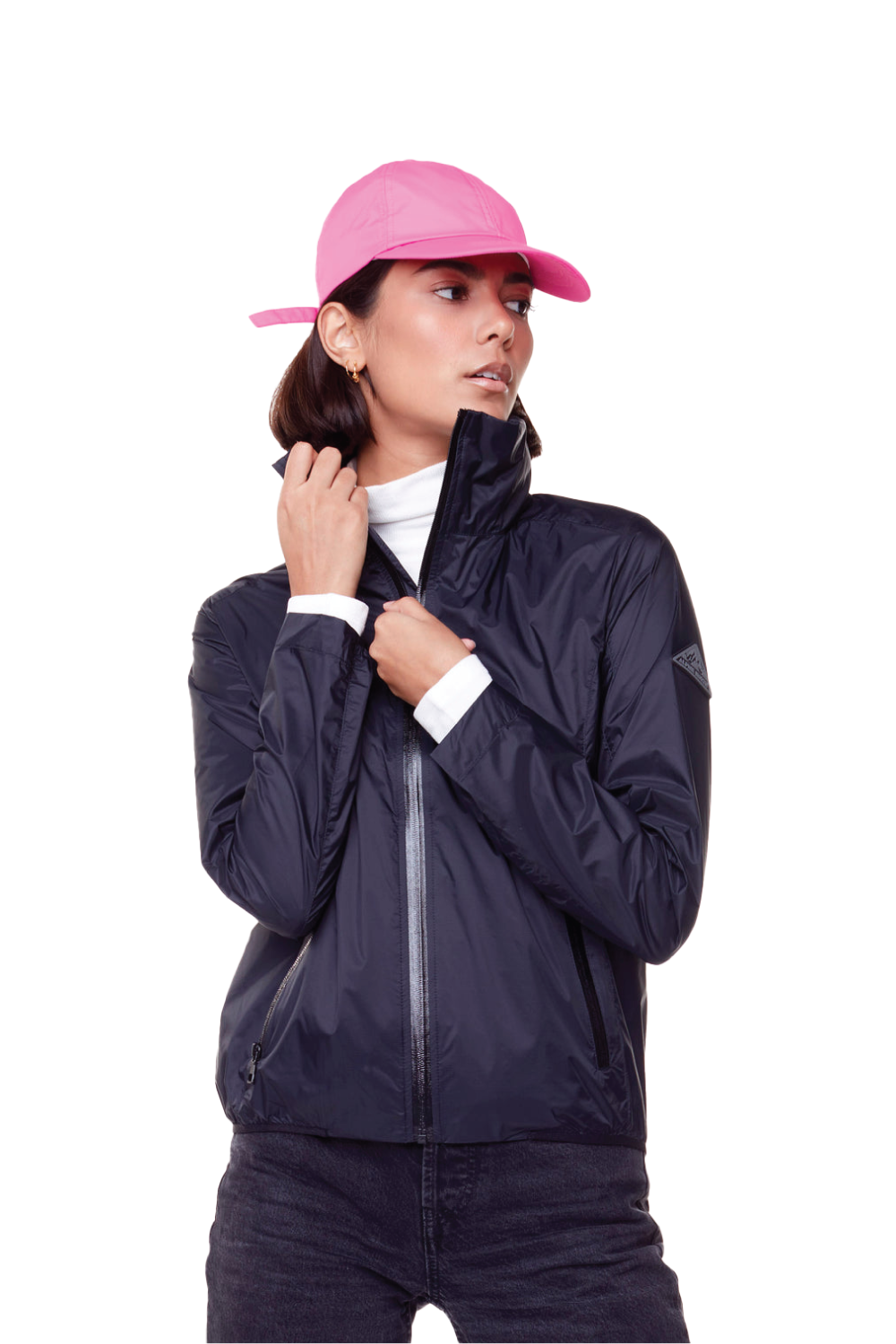 PELLY | WOMEN'S (RECYCLED) ULTRALIGHT WINDSHELL JACKET, BLACK