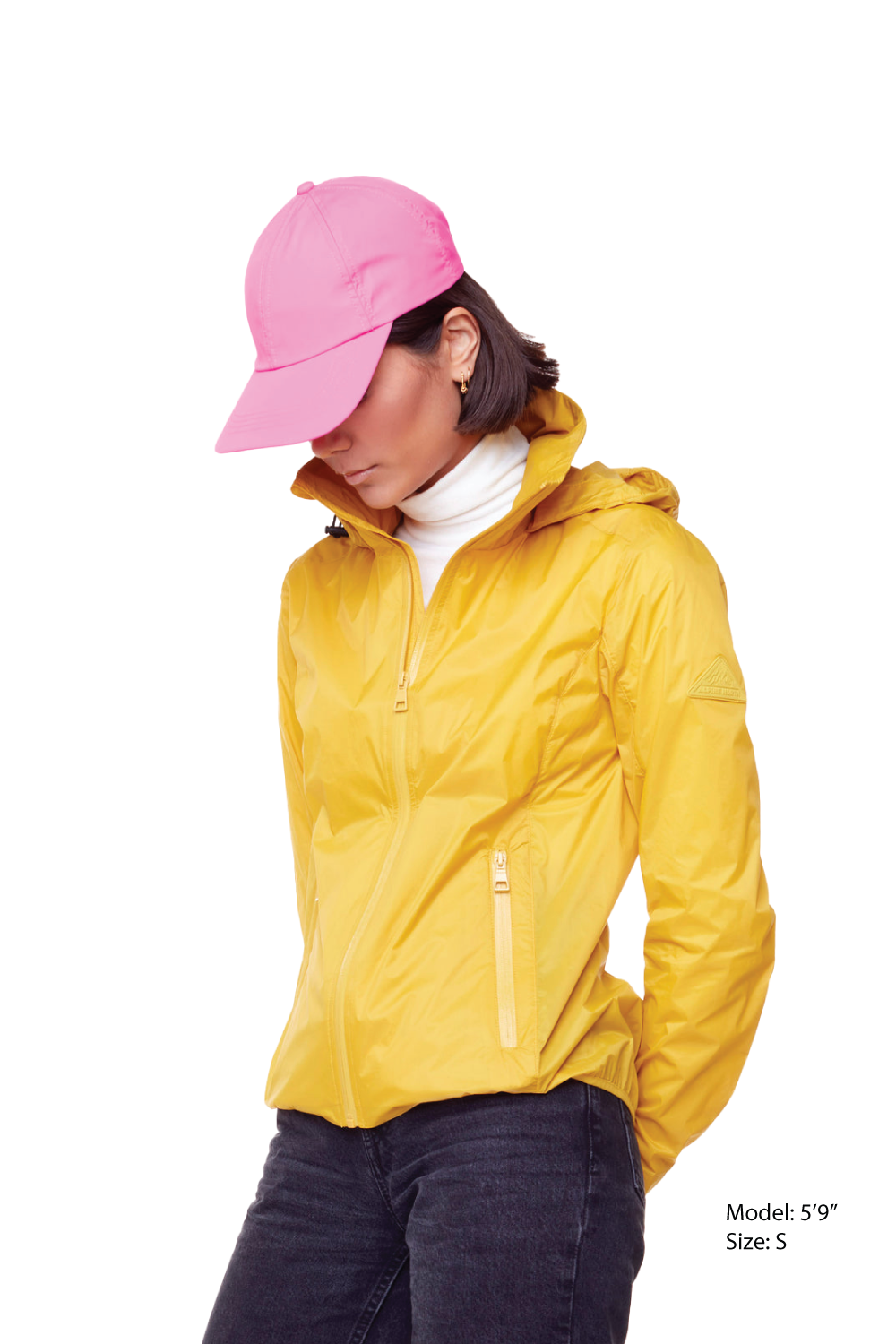 PELLY | VESTE COUPE-VENT ULTRA-LÉGÈRE (RECYCLÉE) POUR FEMME, JAUNE